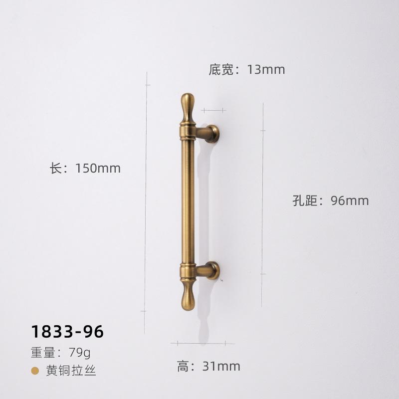Antique Bronze Kitchen Cabinet Pull Wardrobe Door Handles French Vintage Single-Hole Drawer and Shoe-Rack Knobs Furniture Handle