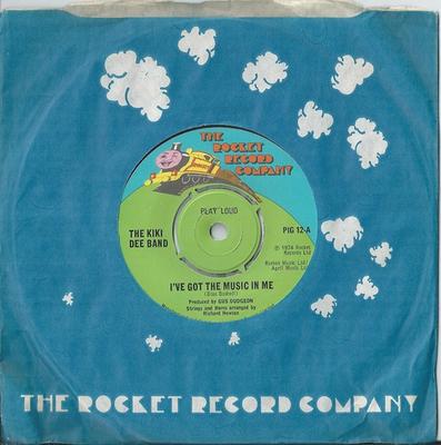 7inch Record KIKI DEE BAND - I've Got The Music In Me PIG12 The Rocket Reco 1974 UK Pop Used