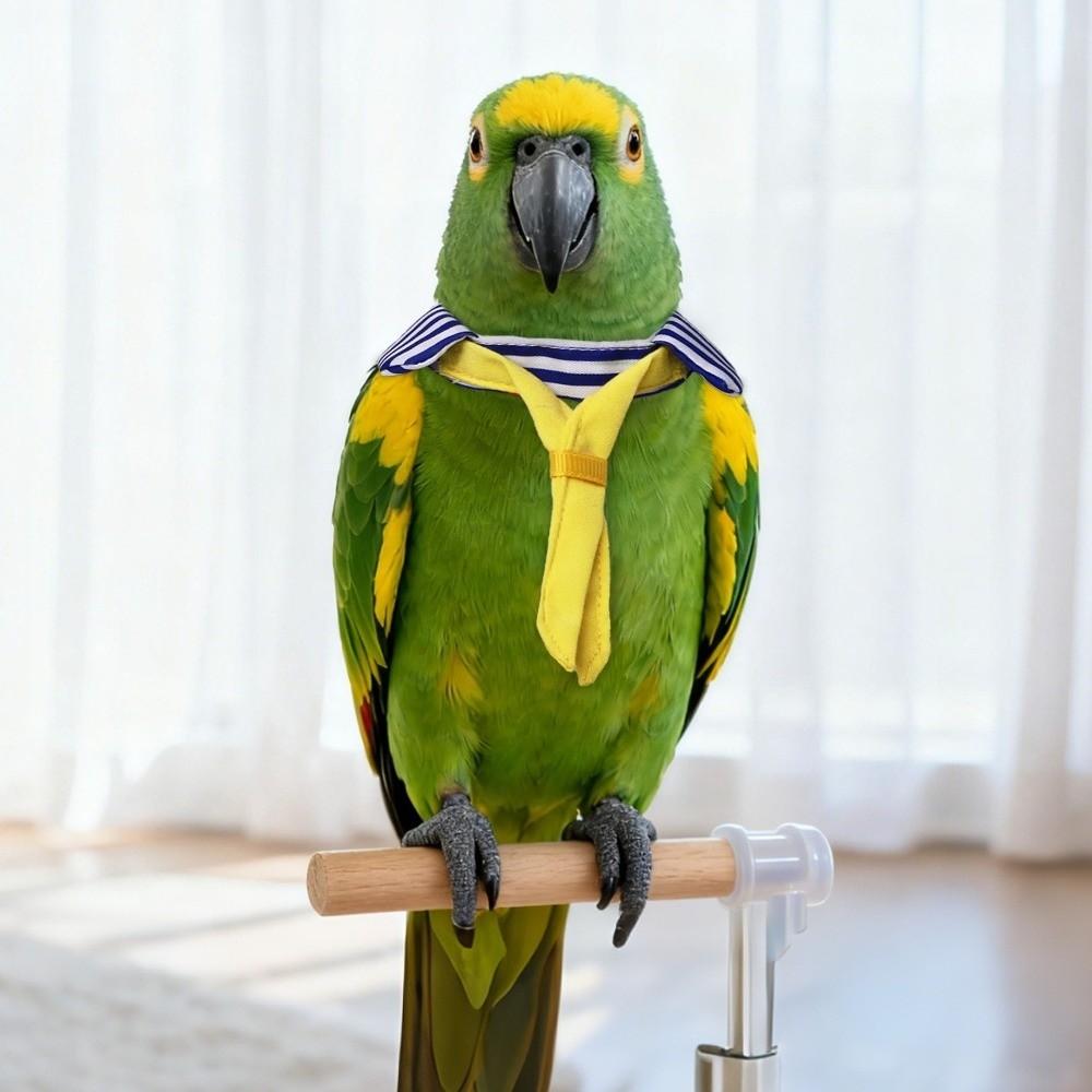 Lightweight Parrot Necktie Adjustable Pet Bird Tie Little Bird Costume  Pet Decoration