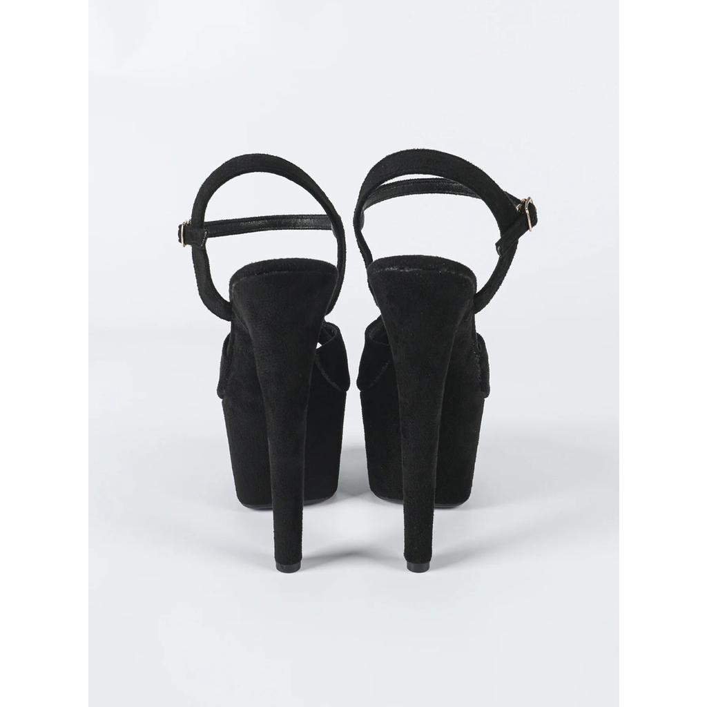 Semišové Silná podrážka Nepromokavé Platforma Noční Show Pole Dance Boty Model Vysoké podpatky Módní přehlídka Sexy Sandály Velkoobchod