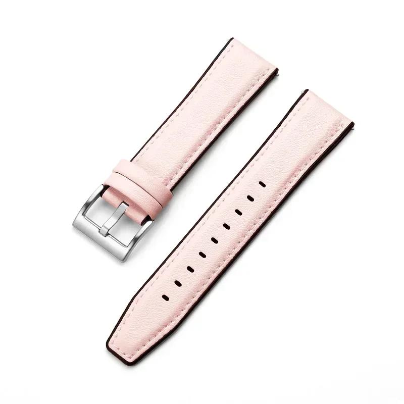 Cinturino in Pelle e Silicone da 22mm per Huawei Watch 5 GT6/5 Pro GT6/5/4/3 46mm Braccialetto Universale per Huawei GT6 Pro/GT 6 Cinturino per Orologio