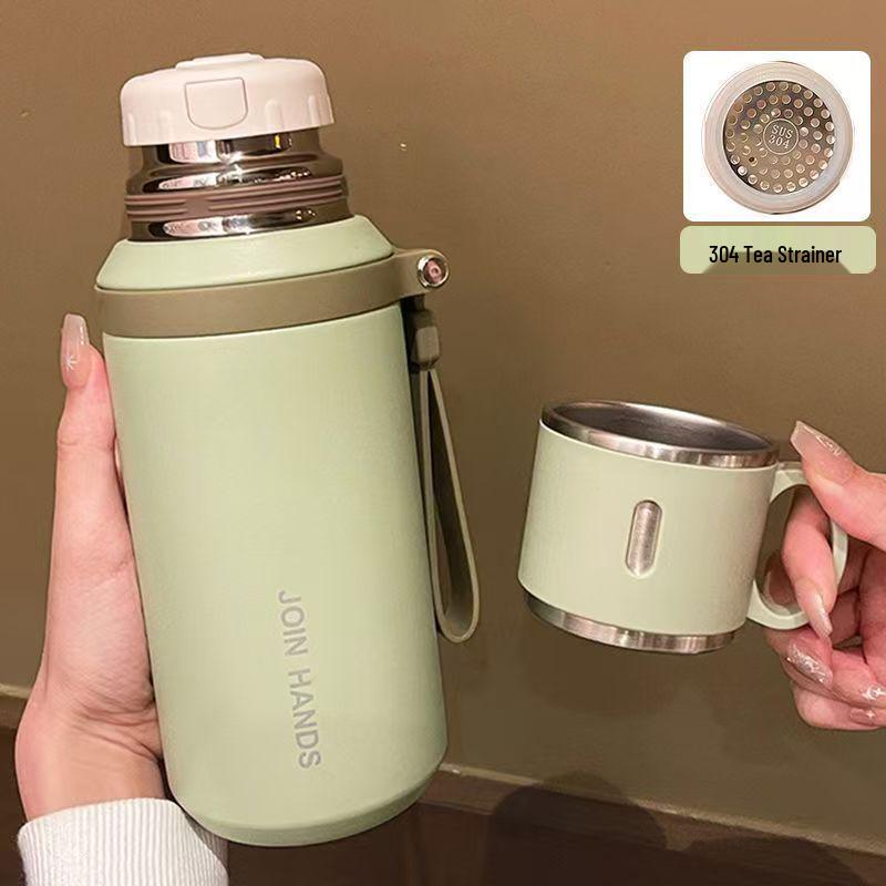Large-Capacity 316 Stainless Steel Thermos with Tea Infuser