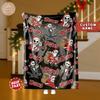 Personalized Baby Blanket, The Nightmare Before Christmas Blanket, Christmas Gift For Boys And Girls Blanket, Baby Blanket Disney Home Decor