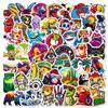 50 Street Art Hip Hop Color Graffiti Stickers Trend Hip Hop Rap Decorative Stickers Diy Motorcycle Stickers