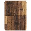 Wall Mounted Nightstand Reclaimed Wood Look 33 x 34.5 x 43 cm