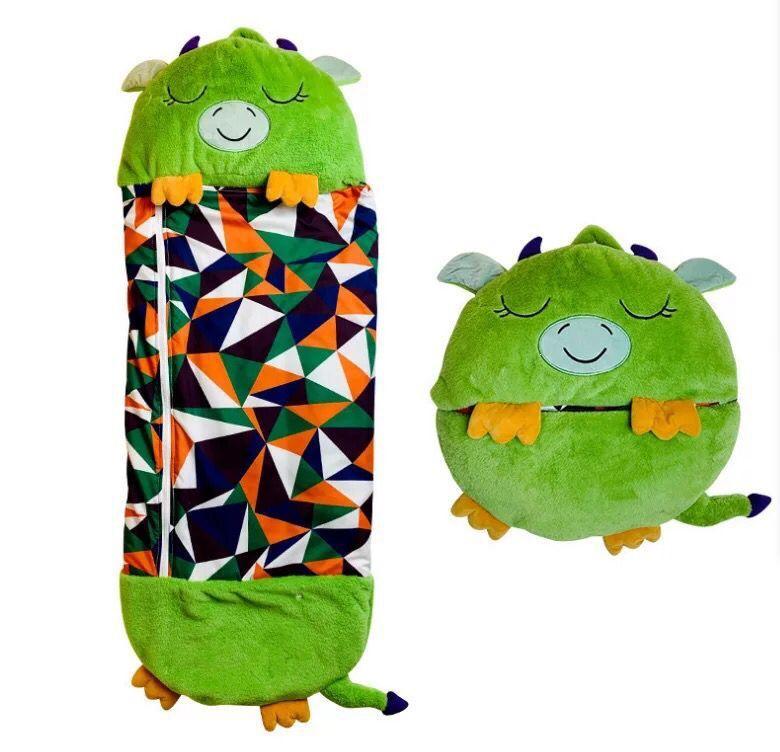 Unicorn Pajamas & Sleeping Bag: Plush Pet Pillow & Anti-Kick Nap Blanket for Kids