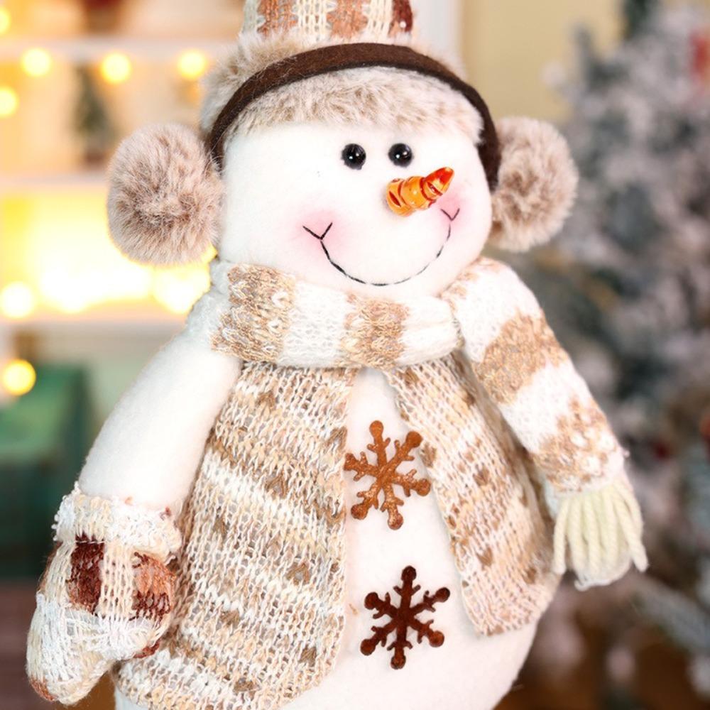 Window Scene Christmas Decoration Knitted Elk Doll Merry Christma Gift Xmas Ornament