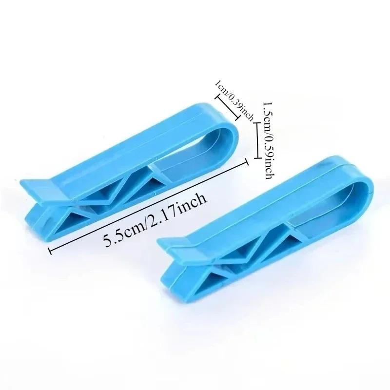 Garbage Bin Fixing Clip Enduring Plastic Kitchen Bathroom Office Universal Garbage Bag Anti Slip Bracket Divider Side Clip