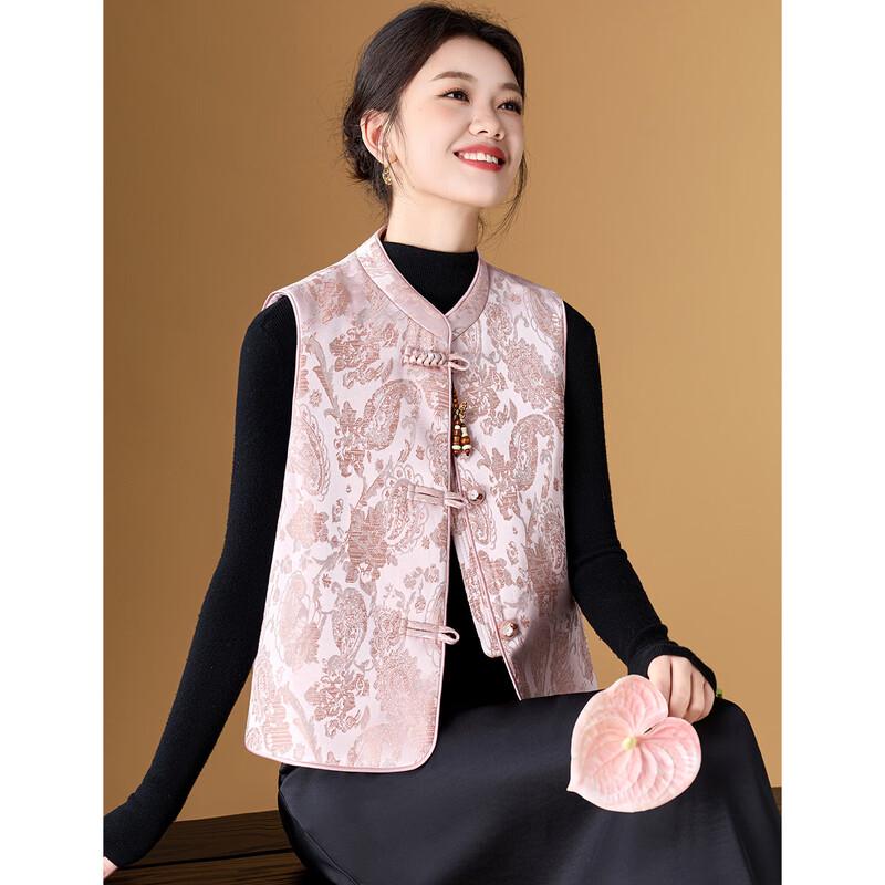 Meilannie Retro Embroidered Cotton Vest