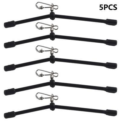 Fishing Anti-Tangle Feeder Boom Spacer Snap Balance Connector Tackle For Swivels