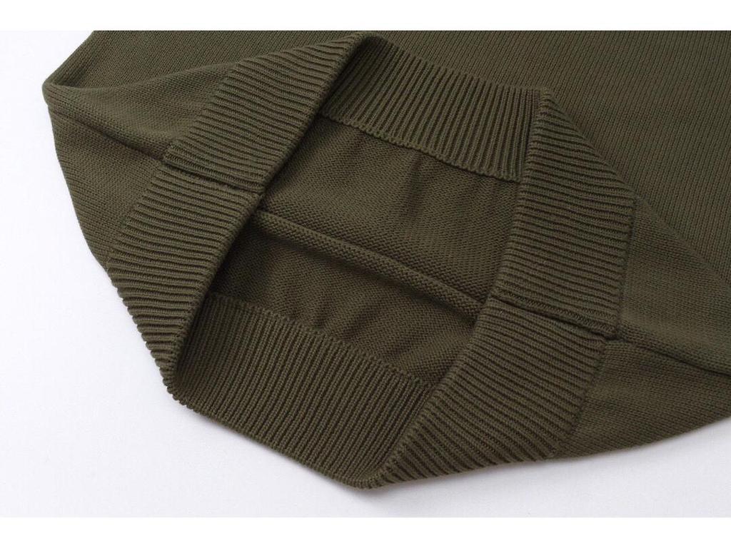 Unisex Trendy Round Neck Jacquard Knit Sweater - Autumn/Winter High-End Style