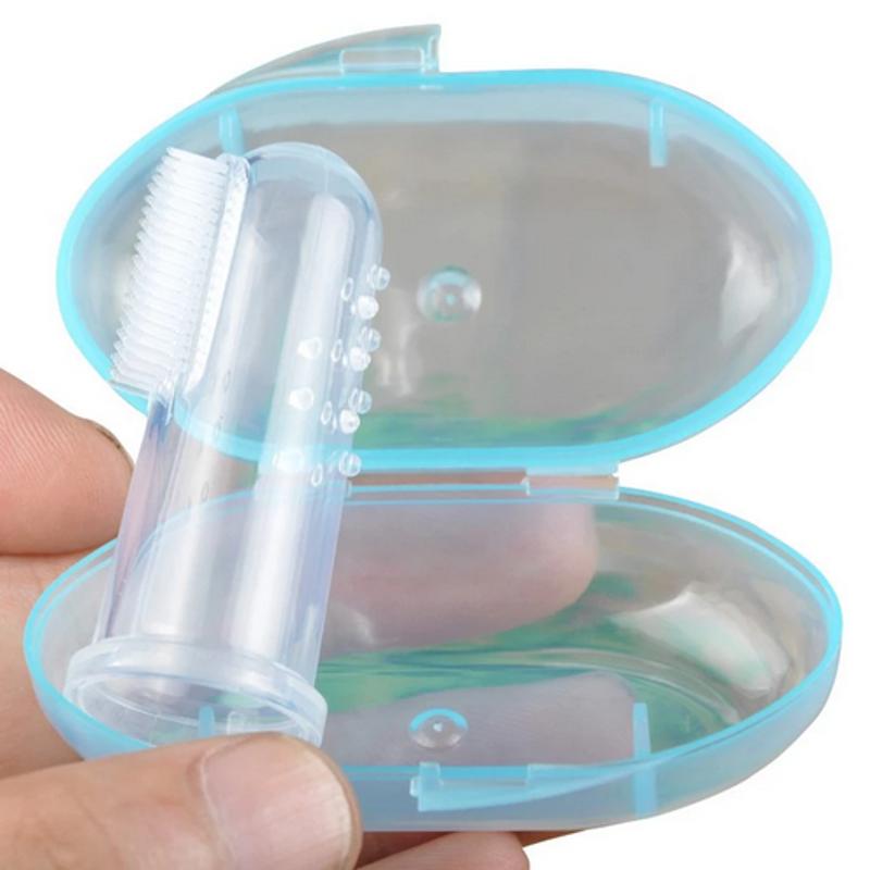 Baby Toothbrush Children's Teeth Oral Care Cleaning Brush Soft Silicone Baby Teether Toothbrush New Baby Products 2-12 Years Old