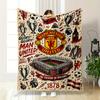 Manchester United Designed Flannel blanket for bedroom, living room, sofa, and nap