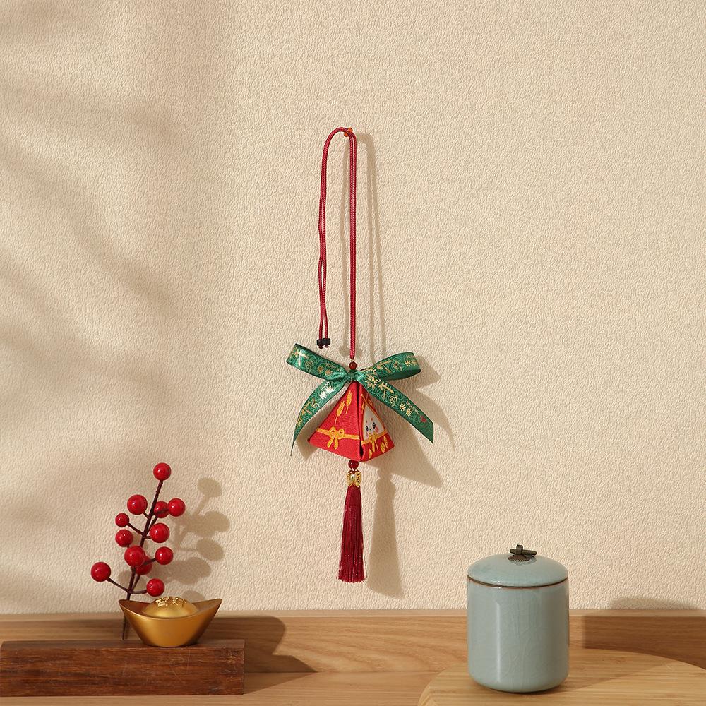 Dragon Boat Festival Sachet Sachet Purse Small Zongzi Wormwood Leaf Pendant Children'S Insect Repellent Mosquito Portable Car Pendant