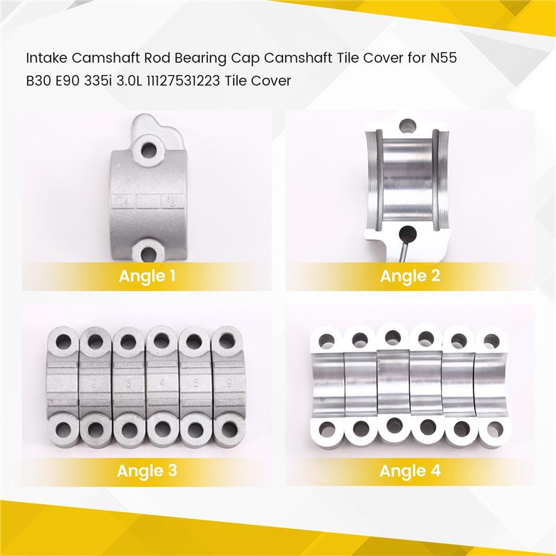 N26R-11317576160 Intake Camshaft Rod Bearing Cap Camshaft Tile Cover For BMW N55 B30 E90 335I 3.0L 11127531223 Tile Cover как