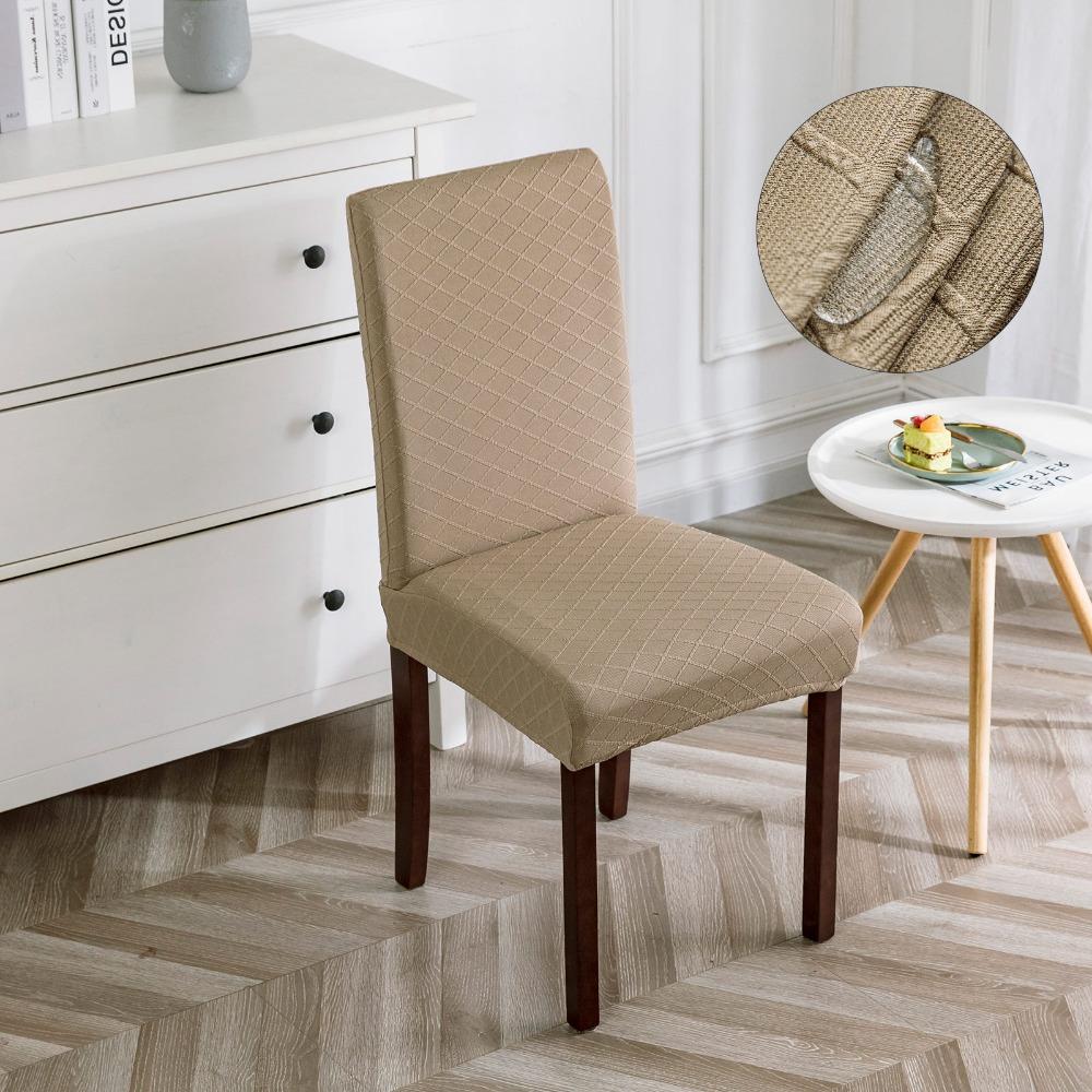 Waterproof Chair Covers for Home Use Dustproof Dining Chair Slipcovers Easy To Clean and Durable
