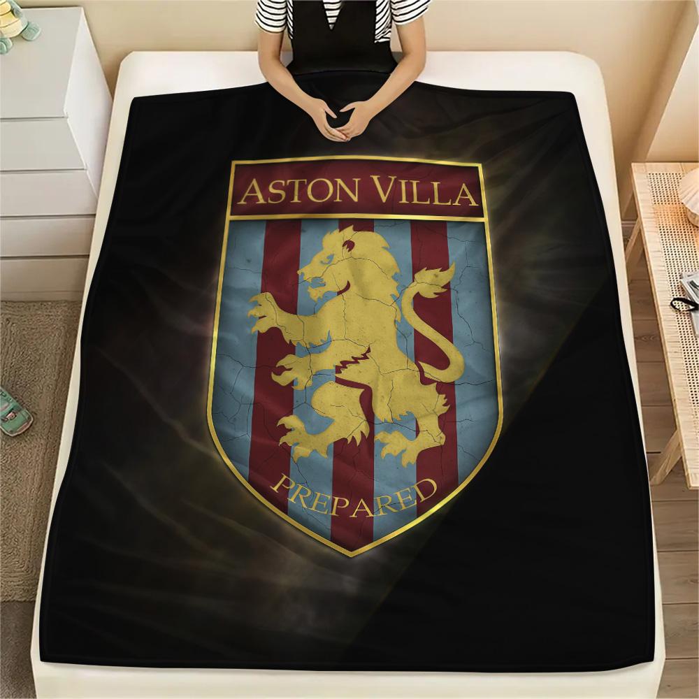 Aston Villa Flannel Blanket, High quality Comfortable for All Seasons, Home Decor, Warmth and Comfort