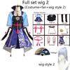 Game Genshin Impact Kamisato Ayaka Cosplay Costume Ayaka Outfit Fan Dress Wig Cosplay Anime for Halloween Role Play Comic Con
