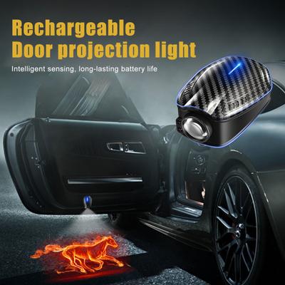 Car Door LED Logo Projector Lights Rechargeable Wireless Step Courtesy Welcome Lights