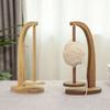 Wooden Yarn Holder Spinning Knitting Tools Crochet Yarn Holder Rotating Thread Spool Wool Ball Winder Rotation Spinner