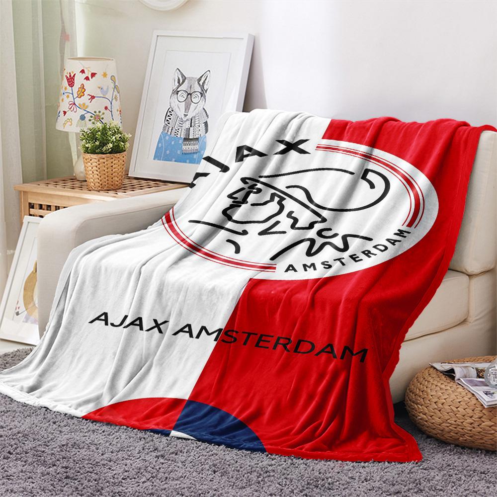 AFC Ajax Amsterdam FlAannel Blanket, High quality Comfortable for All Seasons, Home Decor, Warmth and Comfort