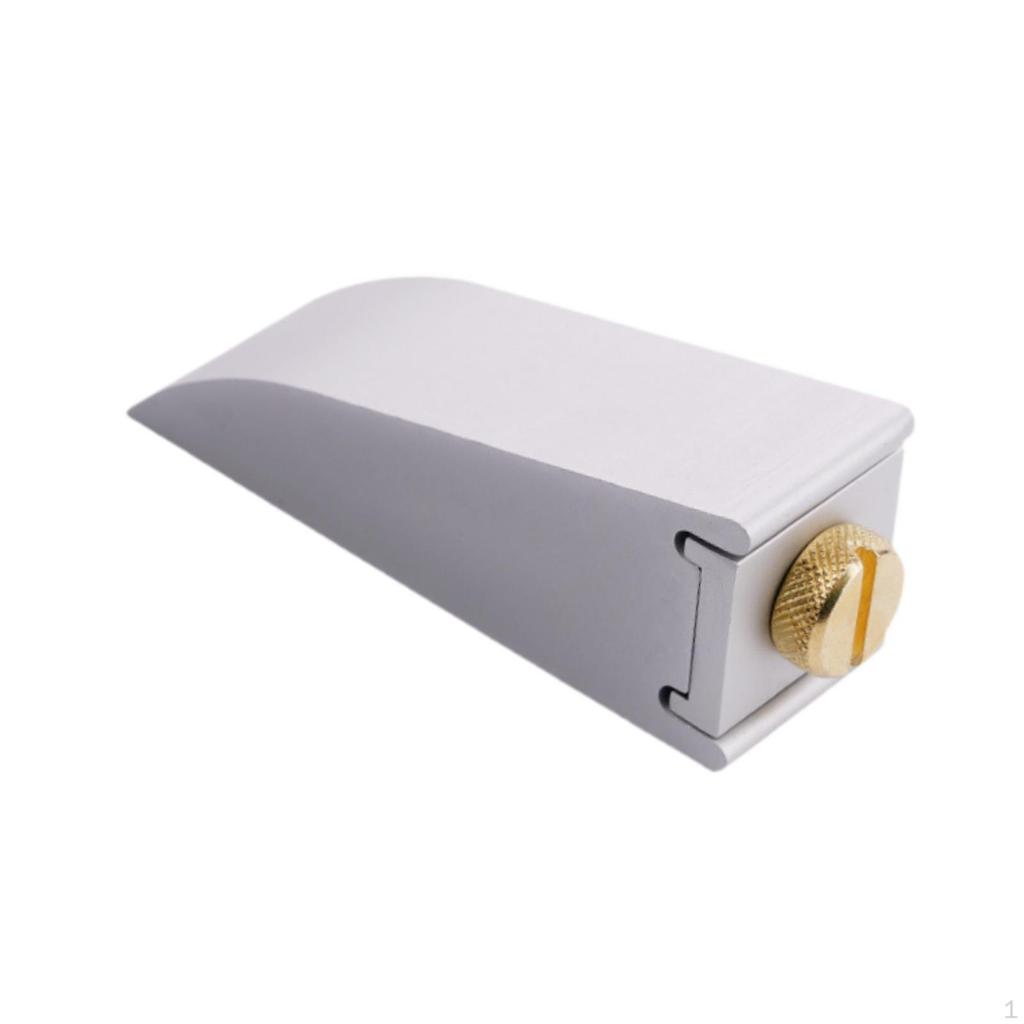 Hand Sanding Block Aluminum Alloy Lightweight Comfortable Grip Practical Sand Paper Holder for