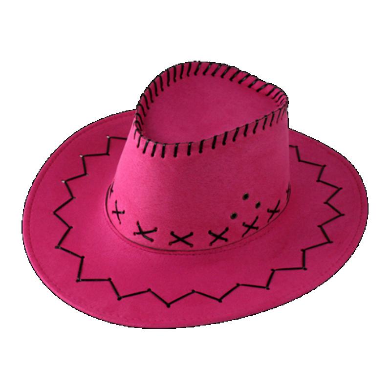 Fashion Simple Adult Kids Cowboy Hat Western Child Cowgirl Hats Halloween Birthday Costumes Accessories Holiday Decorations
