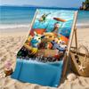 Ocean Explorers Adventure Beach Towel, Quick-drying, Easy to Care for, Suitable for Both Fitness and Beach Vacations,Sports Essential