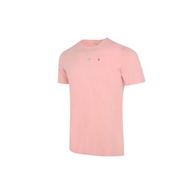 Puma Fierce Cat Tee Letter Print Short Sleeve T-Shirt Unisex Tops Peach-Pink 578840-19