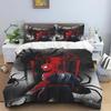 New Spider-Man Printed Bedding Set, Cartoon Pattern Duvet Cover and Pillowcases, Single/double Sheet Set.