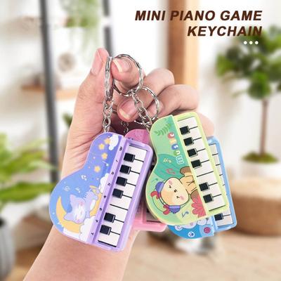Παιδικό Μίνι ηλεκτρονικό πιάνο Παιχνίδι Μουσική Διαδραστική φορητή τσάντα Διακόσμηση Κρεμαστό κρεμαστό μπρελόκ Μπρελόκ πιάνο Working Finger Piano Παιδικό δώρο