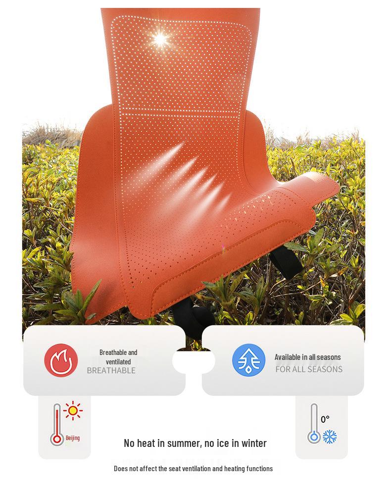 Ideal L7 Universal Suede Car Seat Cushion – Breathable, Four Seasons Cool Pad Cover