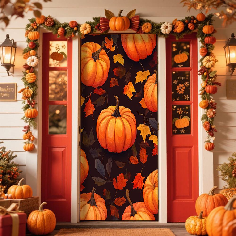 Thanksgiving Door Tapestry: Festival Decoration for Room or Door