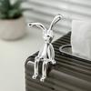 UV Plating Long Ears Rabbit Decorative Ornaments Home Desktop Computer Decorative Ornaments Home Decorative Rabbit