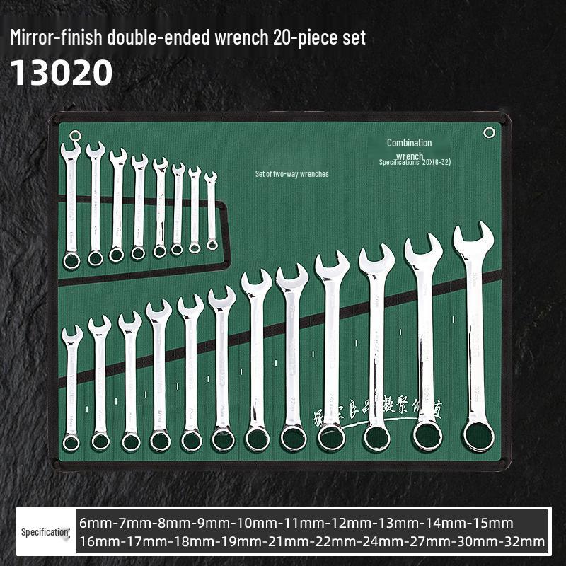 Combination Torx Ratchet and Open-End Wrench Set