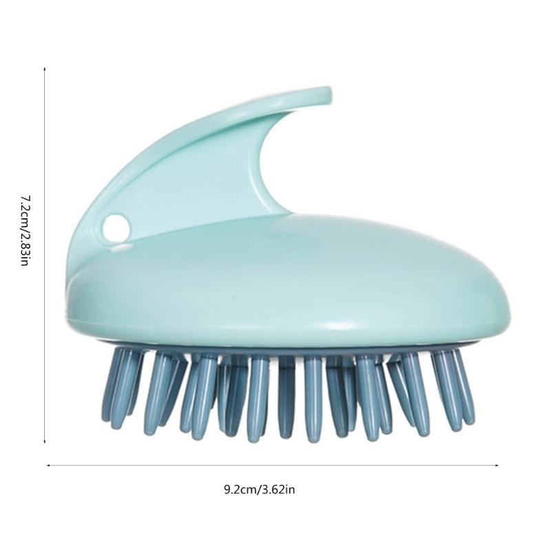 Gentle Shampoo Brush Hair Scalp Scrubber Head Massager for Hair Growth Shower Handheld Brush for Women Men Kids