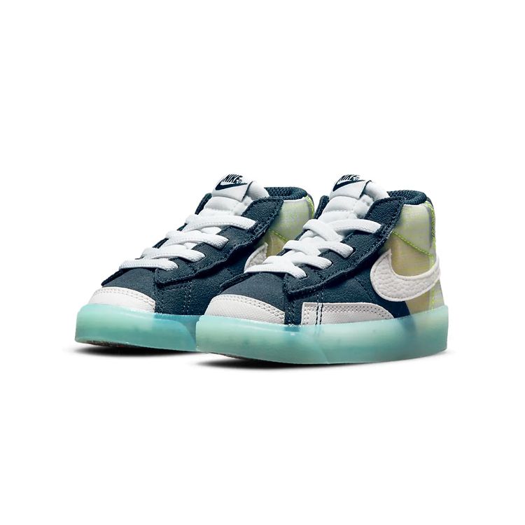 Nike Blazer Mid 77 TD Move To Zero - Armory Navy Baby Sneakers Blue Summit-White Glacier-Ice DJ0313-400