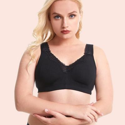 Nude Full Cup Plus Size Bra Fat Girl Lace Comfortable Underwear