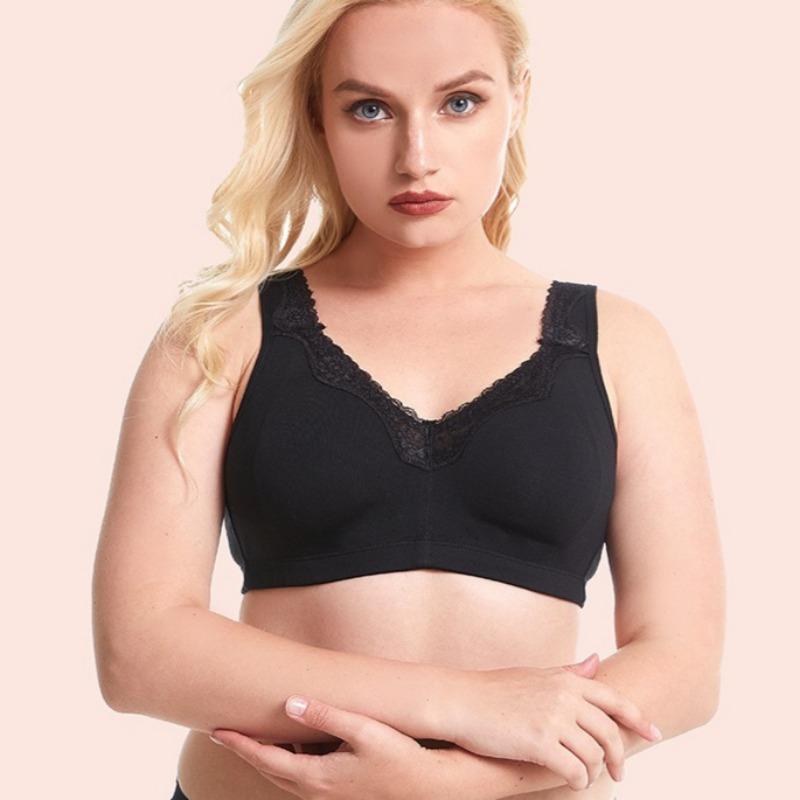 Nude Full Cup Plus Size Bra Fat Girl Lace Comfortable Underwear