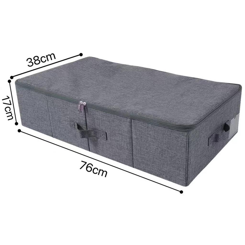 Pungi de Depozitare Pliabile Multifuncționale Containere de Depozitare Sub Pat cu Mânere Durabile Fermoare Bidirecționale Organizatoare pentru Dulap