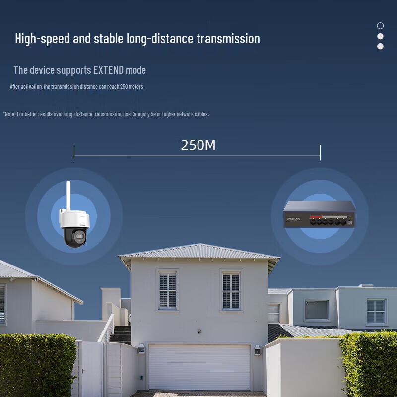 HIKVISION 8-Port Gigabit PoE Switch CN Plug (adapter Included)
