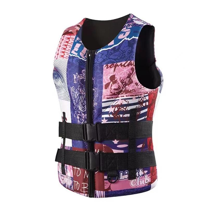 Vestă de salvare din neopren 2025 Outdoor Sporturi Acvatice Vestă de Flotabilitate Vestă de Pescuit Înot Surfing Drifting Caiac Flotabilitate Sigur