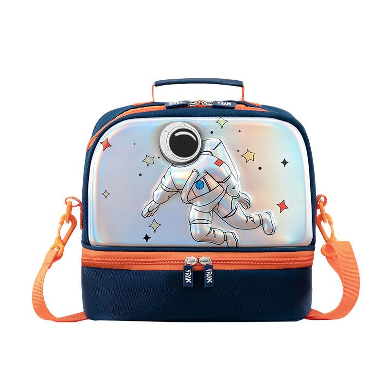Cartoon Cute Korean Style Kids Shoulder Tote Bag Large Capacity Lunch Bag for Boys Girls Students