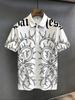 Men'S Vintage Thorn Letter Printed Polo Short-Sleeve Summer Breathable Polo Shirt, a Stylish Streetwear Top