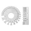 Stainless Steel Anti-rust Plate Ruler Wire Gauge Thickness Measurement Measuring Tool