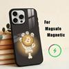 Cool Art Bitcoin Digital  Phone Case For iPhone 17,16,15,14,13,12,Plus,Pro,Max for Magsafe Magnetic Wireless Charging