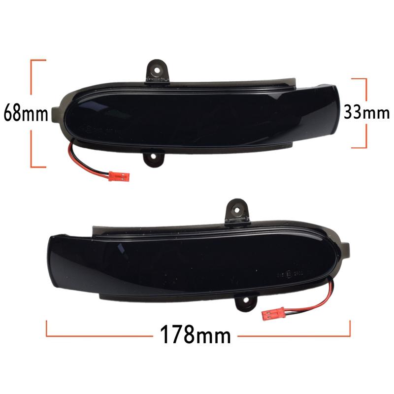 LED Dynamic Turn Signal Blinker Side Mirror Indicator Sequential Light For Mercedes Benz C Class W203 S203 CL203 2001-2007