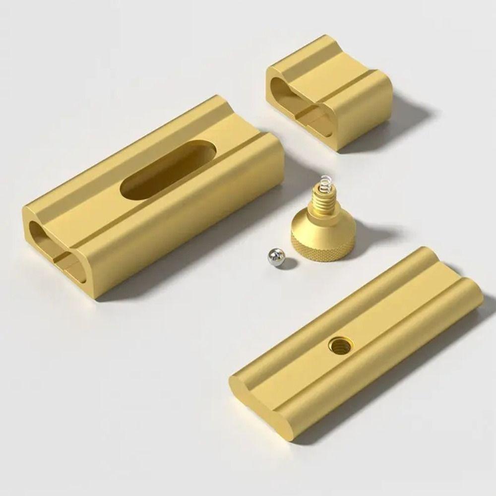 No Punching Sliding Door Bolt Anti-theft Door Catch Durable Luminous Door Buckle Wine Cabinet