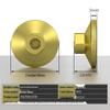 Brazed 2" Flat Grinding Head for Quartz, Stone, Marble Polishing - Angle Grinder Disc