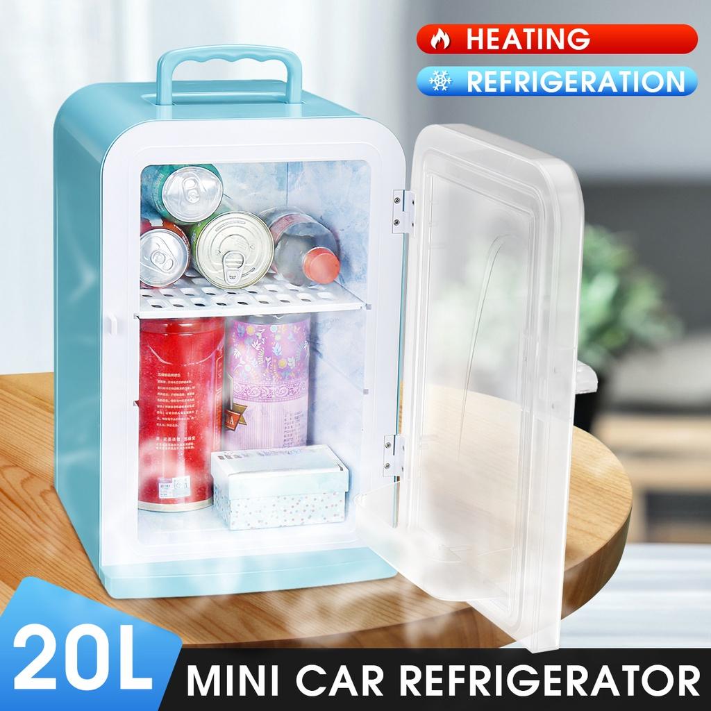 20L Mini Portable Home Car Refrigerator Low Noise Car Refrigerators Freezer Cooling Heating Box Fridge